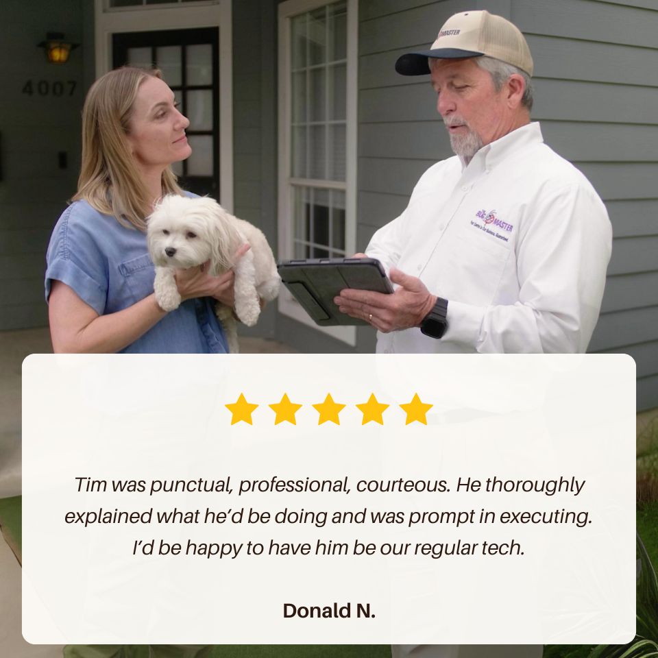 Google review saying: "Tim was punctual, professional, courteous. He thoroughly explained what he'd been doing and was prompt in executing. I'd be happy to have him as our regular tech." by Donald N.